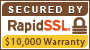 Логотип с защитой от RapidSSL